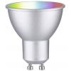 29149 Paulmann Home LED žárovka GU10 Energetická třída (EEK2021): F (A - G) 4.8 W RGBW chrom (matný)