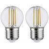 Paulmann 28640 LED Energetická třída (EEK2021) F (A - G) E27 5 W teplá bílá (Ø x v) 45 mm x 72 mm 2 ks