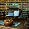 Solight LED venkovní vánoční řetěz, 200 LED, 10m, přívod 5m, 8 funkcí, IP44, teplá bílá - 1V06-WW