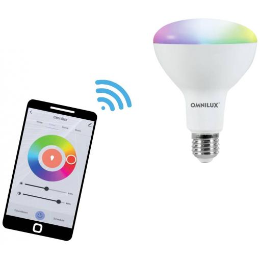 Omnilux 88000020 LED Energetická třída (EEK2021) F (A - G) E27 9 W teplá až studená bílá (Ø x d) 95 mm x 130 mm 1 ks
