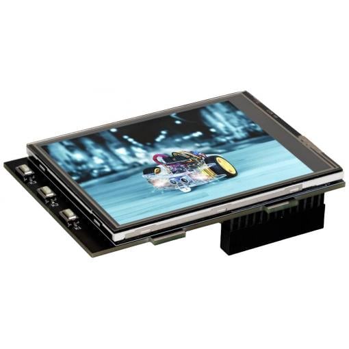 Joy-it RB-TFT3.2-V3 model dotykové obrazovky 8.1 cm (3.2 palec) 320 x 240 Pixel Vhodné pro (vývojové sady): Raspberry Pi® vč. uchycení SBC, s podsvícením