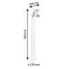 Paulmann 94833 Cuff sloupkové LED světlo LED 10 W bílá