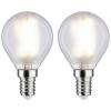Paulmann 28789 LED Energetická třída (EEK2021) F (A - G) E14 4.5 W teplá bílá (Ø x v) 45 mm x 78 mm 2 ks