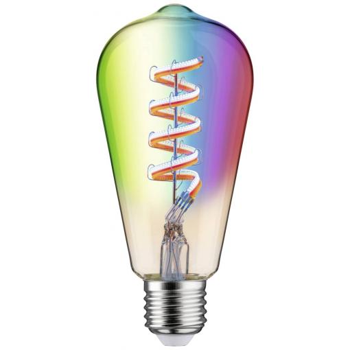 29158 Paulmann Home LED žárovka E27 Energetická třída (EEK2021): G (A - G) 6.3 W RGBW zlatá
