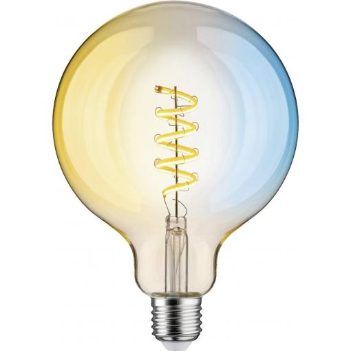 29161 Paulmann Home LED žárovka E27 Energetická třída (EEK2021): G (A - G) 7.5 W teplá až studená bílá zlatá