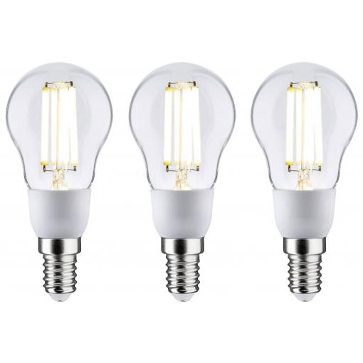 Paulmann 29134 LED Energetická třída (EEK2021) A (A - G) E14 2.5 W teplá bílá (Ø x v) 45 mm x 100 mm 3 ks