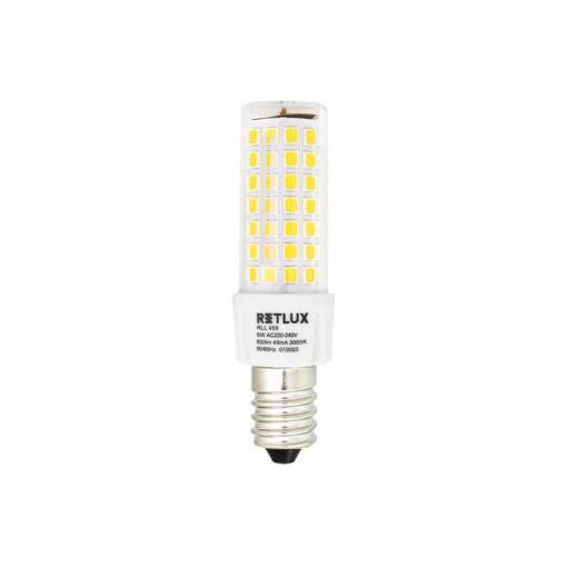 Žárovka LED E14  6W bílá teplá RETLUX RLL 459