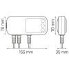 Termostat pro ovládání čerpadla ÚT nebo TUV  TC EPT11W