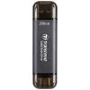 Transcend ESD310C 256 GB, externí SSD disk, USB 3.2 (Gen 2) , USB-C®, černá