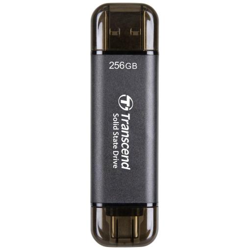 Transcend ESD310C 256 GB, externí SSD disk, USB 3.2 (Gen 2) , USB-C®, černá
