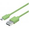 BBC micro:bit MEFUSBG30AV1 datový a napájecí kabel BBC micro:bit [1x USB 2.0 zástrčka A - 1x micro USB 2.0 zástrčka B] 0.30 m zelená