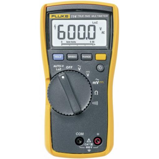 Fluke 114 digitální multimetr, Kalibrováno dle (ISO), CAT III 600 V, Displej (counts): 6000