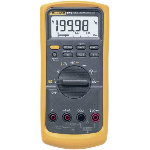 Fluke 87V/EUR digitální multimetr, Kalibrováno dle (ISO), CAT III 1000 V, CAT IV 600 V, Displej (counts): 20000