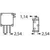Bourns 3296Z-1-503LF cermetový trimr lineární 0.5 W 50 kΩ 9 ° 1 ks