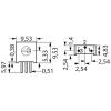 Bourns 3386X-1-102LF cermetový trimr lineární 0.5 W 1 kΩ 280 ° 310 ° 1 ks