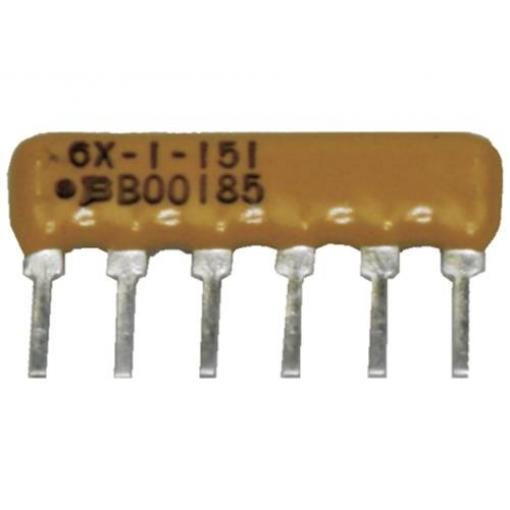 Bourns 4606X-101-222LF rezistor 2.2 kΩ THT SIP-6 0.2 W 1 ks