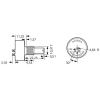 Bourns 6639S-1-502 plastový potenciometr, 1 W, 5 kΩ, 1 ks