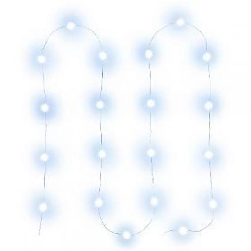 Vánoční řetěz nano s vločkami 20 LED RXL 273 CW, studená bílá