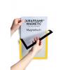 Durable 486904 DURAFRAME® Magnetic informační rámeček magnetický DIN A4 žlutá (š x v) 236 mm x 323 mm 5 ks