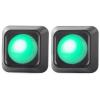 RGB LED lampy samolepicí s dálkovým ovládáním, 2 ks, černá