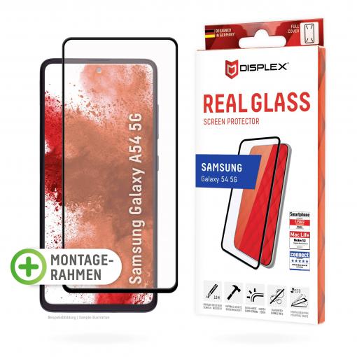 DISPLEX Real Glass FC ochranné sklo na displej smartphonu Samsung Galaxy A54 5G 1 ks odolné vůči poškrábání, Chránící proti otiskům prstů 01804