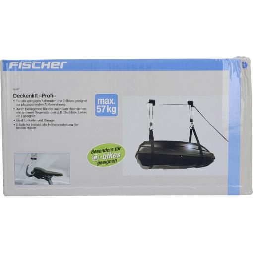 FISCHER FAHRRAD 50387 stropní držák na jízdní kolo Počet parkovacích míst=1 černá