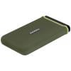 Transcend ESD380C 500 GB, externí SSD disk, USB-C™ (USB 3.2 Gen 2), armádní zelená