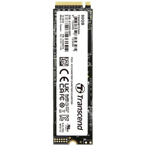 Transcend MTE560I 80 GB interní SSD disk NVMe/PCIe M.2 PCIe NVMe 4.0 x4 Industrial TS80GMTE560I