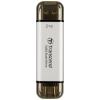 Transcend ESD310S 2 TB, externí SSD disk, USB 3.2 (Gen 2) , USB-C®, stříbrná