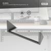 Digitus DN-48004 4 U Vhodné pro hloubku skříně: od 300 mm černá (RAL 9005) 19 palec