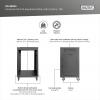Digitus DN-48001 19palcový rackový vozík 16 U ocelový plech