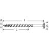 Fischer 566347 PowerFast II talířové šrouby 10 mm 260 mm vnitřní hvězdice ocel galvanizováno zinkem 50 ks