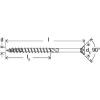 Fischer 568164 PowerFast II šroub se zápustnou hlavou 8 mm 380 mm vnitřní hvězdice ocel galvanizováno zinkem 50 ks