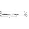 Fischer 566332 PowerFast II talířové šrouby 8 mm 80 mm vnitřní hvězdice ocel galvanizováno zinkem 50 ks