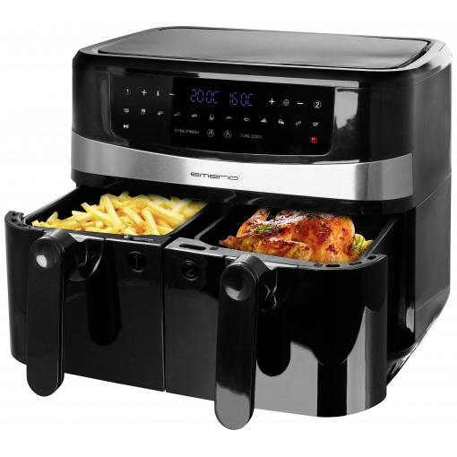 EMERIO AF-126672.4 horkovzdušná fritéza 9 l 2400 W černá