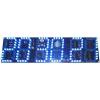 Digitální hodiny LED modré h_w925, stavebnice, 300 × 81 mm