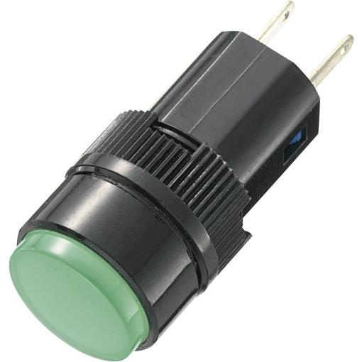 TRU COMPONENTS 140378 indikační LED zelená   12 V/DC, 12 V/AC    AD16-16A/12V/G