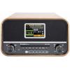 Albrecht DR 870 CD Seniorenradio, DAB+/ UKW/ CD/ USB stolní rádio DAB+, FM DAB+, FM, Bluetooth funkce alarmu, vč. dálkového ovládání vlašský ořech, černá