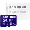 Samsung PRO Plus paměťová karta microSDXC 256 GB A2 Application Performance Class, v30 Video Speed Class, UHS-I vč. SD adaptéru