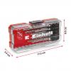 Einhell 108723 sada spirálových vrtáku do kovu, 10dílná, 2 mm, 2.5 mm, 3 mm, 3.5 mm, 4 mm, 4.5 mm, 5 mm, 5.5 mm, 6 mm, 6.5 mm, 1 sada