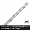 Einhell 108773 39dílná sada bitů a vrtáků kov 2 mm, 2.5 mm, 3 mm, 3.5 mm, 4 mm, 5 mm, 6 mm, 6.5 mm