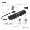 club3D USB-C® dokovací stanice Club3D USB-6-in1-HUB USB-C - HDMI/2xUSB/ Vhodné pro značky (dokovací stanice pro notebook): univerzální
