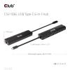 club3D USB-C® dokovací stanice Club3D USB-6-in1-HUB USB-C - HDMI/2xUSB/ Vhodné pro značky (dokovací stanice pro notebook): univerzální