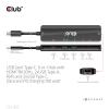 club3D USB-C® dokovací stanice Club3D USB-6-in1-HUB USB-C - HDMI/2xUSB/ Vhodné pro značky (dokovací stanice pro notebook): univerzální