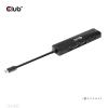 club3D USB-C® dokovací stanice Club3D USB-6-in1-HUB USB-C - HDMI/2xUSB/ Vhodné pro značky (dokovací stanice pro notebook): univerzální