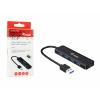 Equip 128959 USB Hub 5 portů USB-A USB 3.0 5 GBit/s s konektorem USB C černá Hub + USB-C-adapter