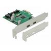 Delock DELOCK PCI Expr x1 Karte - 2x ext SuperS karta PCI-Express USB 3.2 (Gen 1x1) PCIe