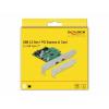 Delock DELOCK PCI Expr x1 Karte - 2x ext SuperS karta PCI-Express USB 3.2 (Gen 1x1) PCIe
