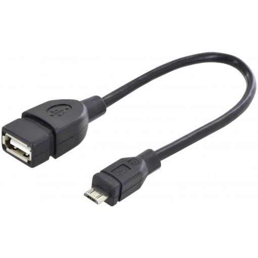 Raspberry Pi® SC0006 adaptér USB Raspberry Pi® [1x micro USB 2.0 zástrčka B - 1x USB 2.0 zásuvka A] 8 cm bílá