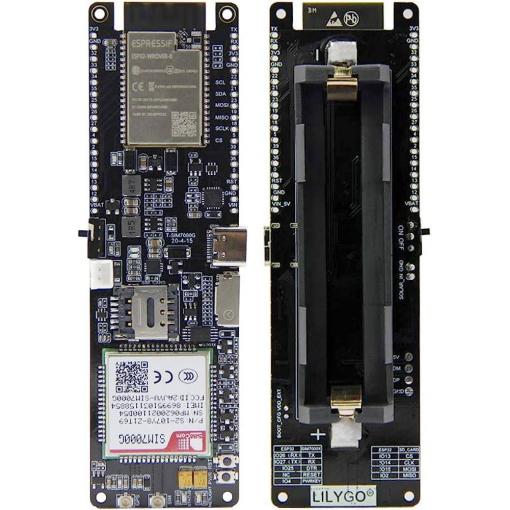 Vývojová deska LilyGO TTGO T-SIM7000G, ESP32-WROVER-B, GSM/GPS, solární vstup